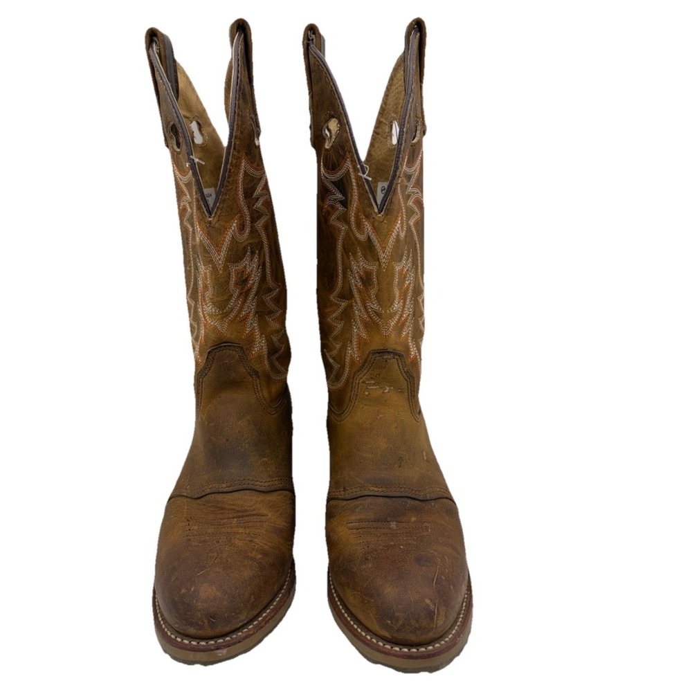 Double-H Boots Daniela Brown Leather Western Cowboy Women 10 USA DH5159 Workwear - Picture 2 of 15